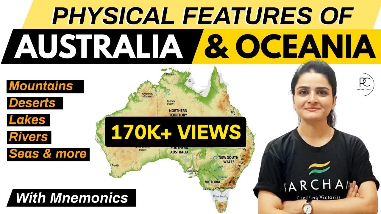 PHYSICAL MAP OF AUSTRALIA & OCEANIA PDF