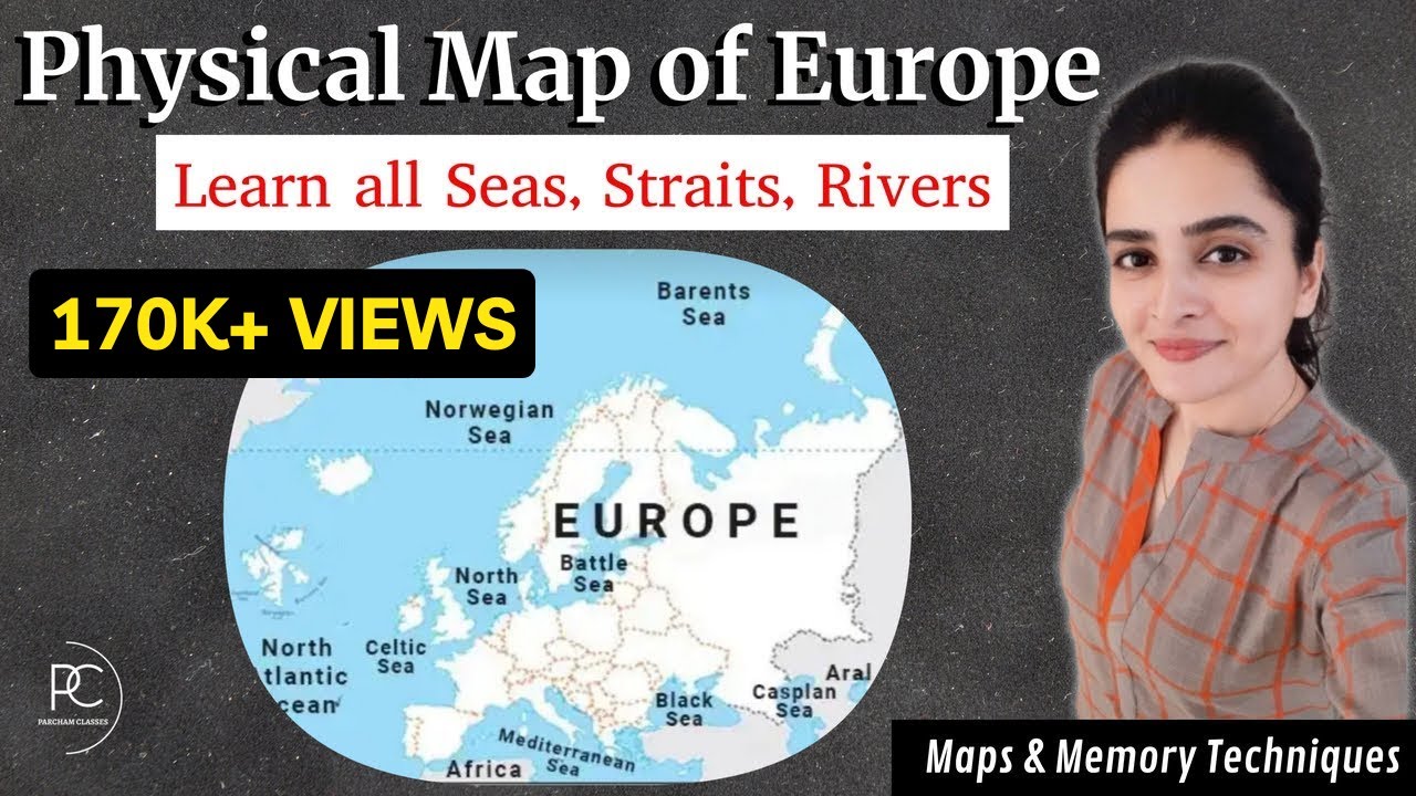 Physical Map of Europe PDF