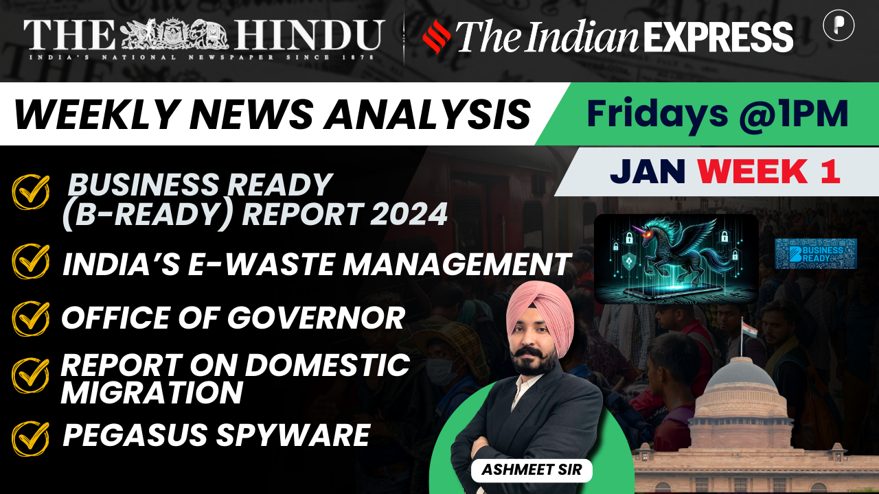The Hindu Analysis I The Indian Express I January week 1 - PDF