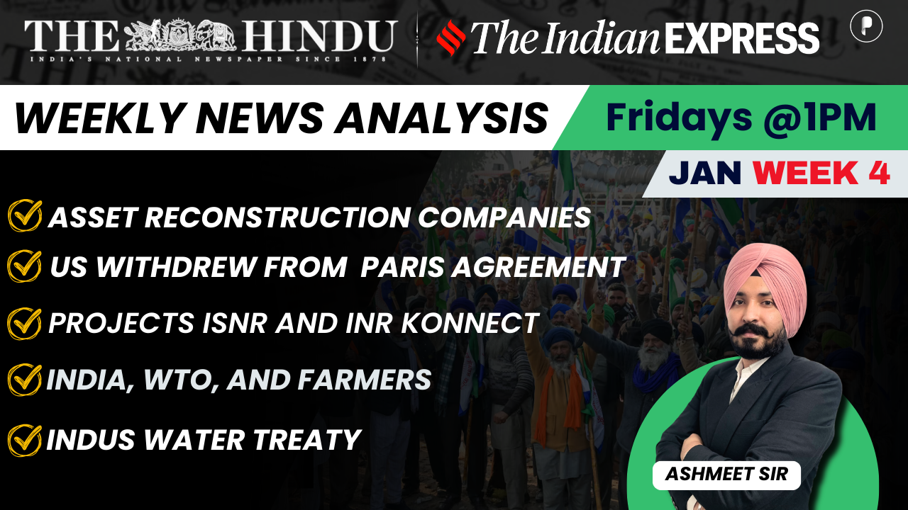 The Hindu Analysis I The Indian Express I January week 4 - PDF
