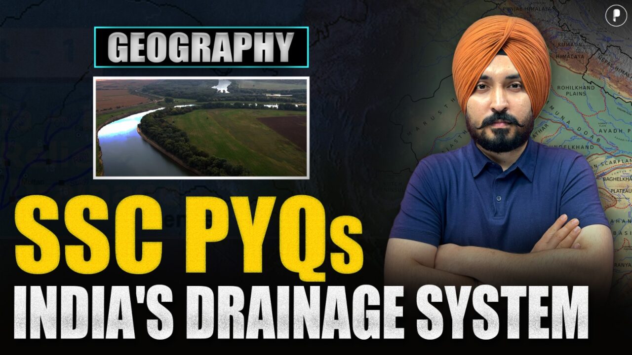 Indian Geography | India's Drainage System PYQs - PDF