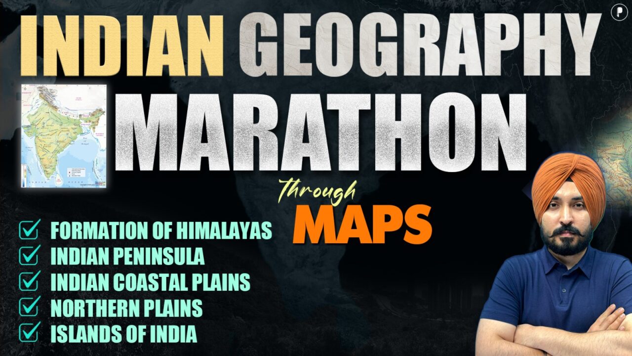Complete Indian Geography Through Maps Indian Geography Marathon (Part-1)
