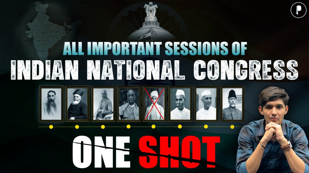 All Important Indian National Congress Sessions in One Shot