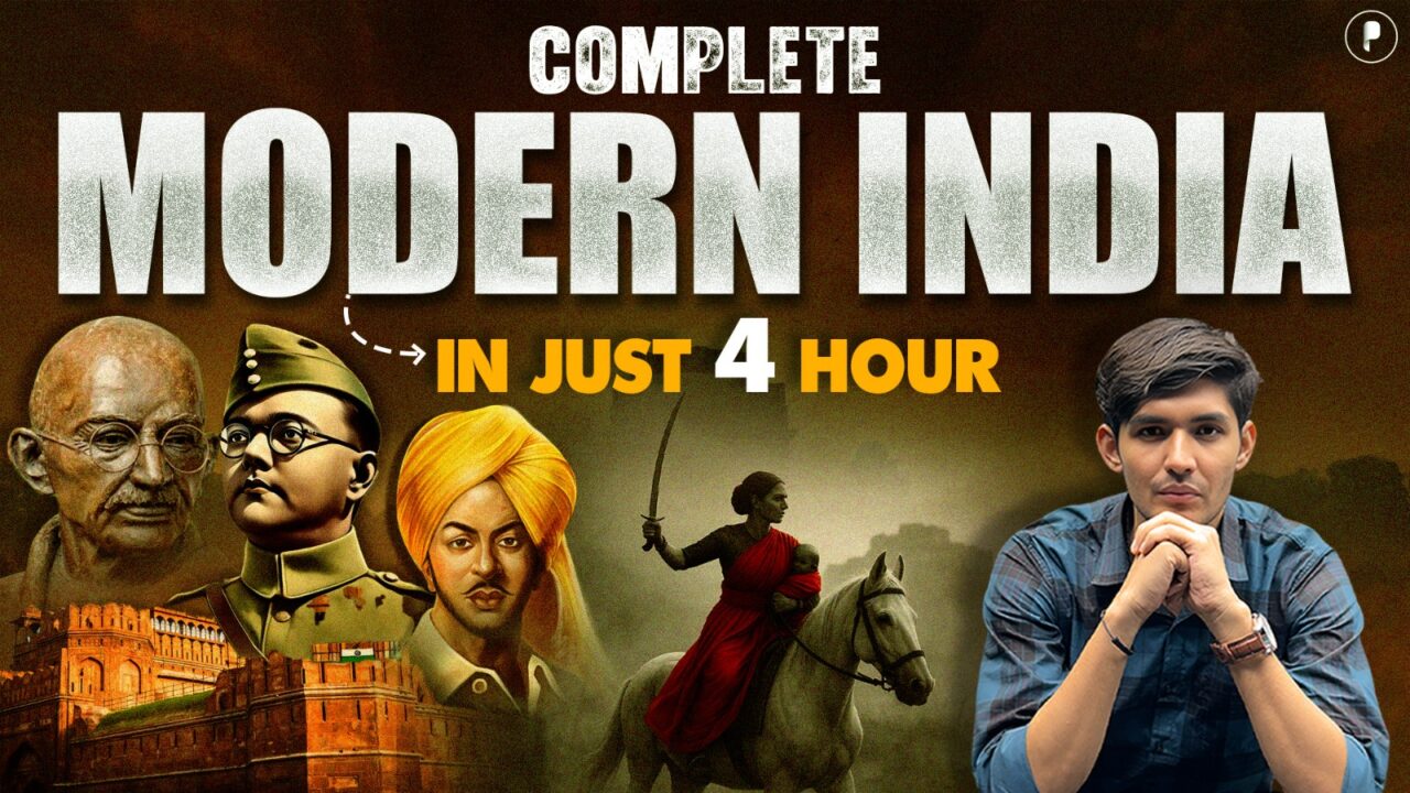 Complete Modern India in 4 Hours | Modern India Marathon