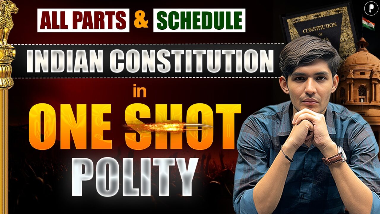 Indian Constitution in One Short | All Parts, Articles & Schedules | Indian Polity