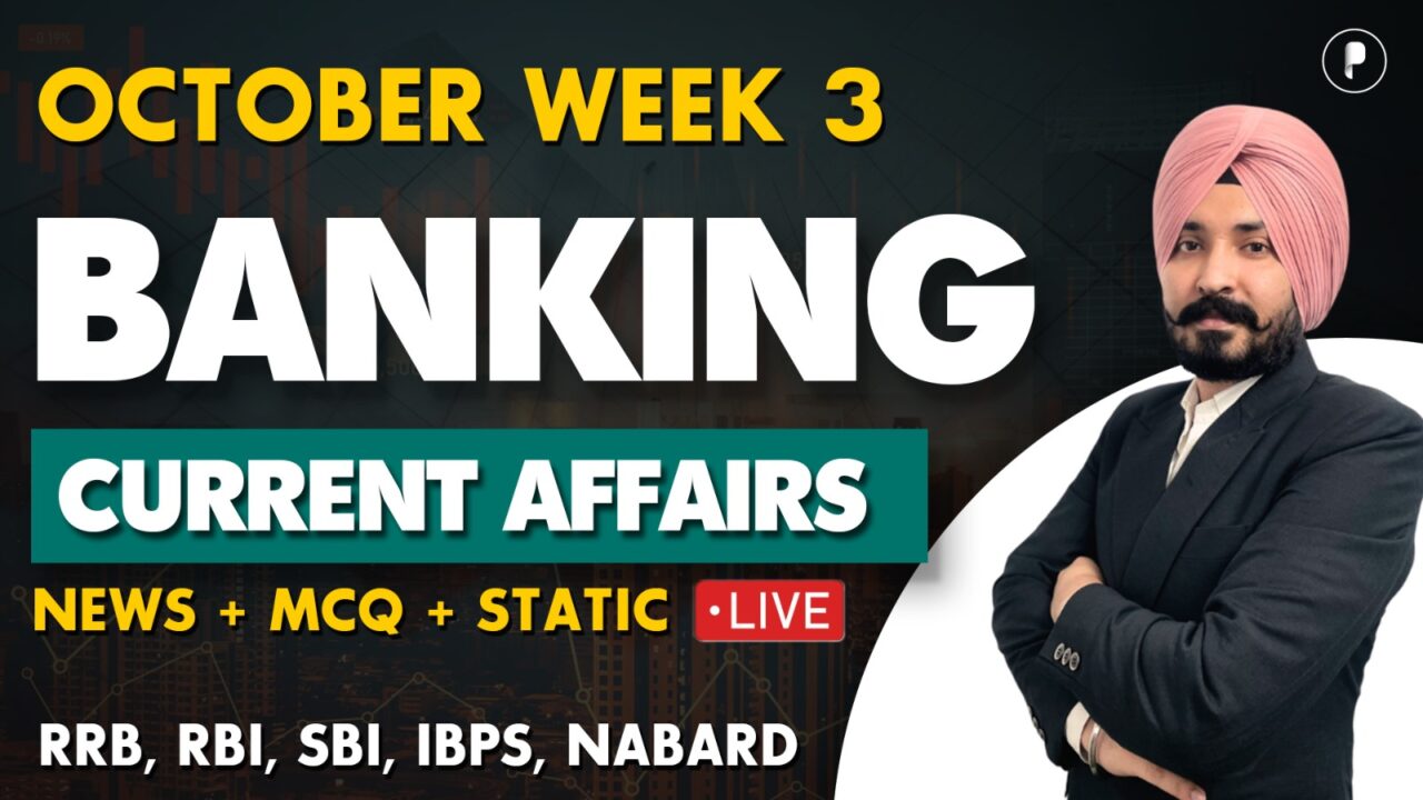 Weekly Banking Current Affairs october'25 - PDF Week 3