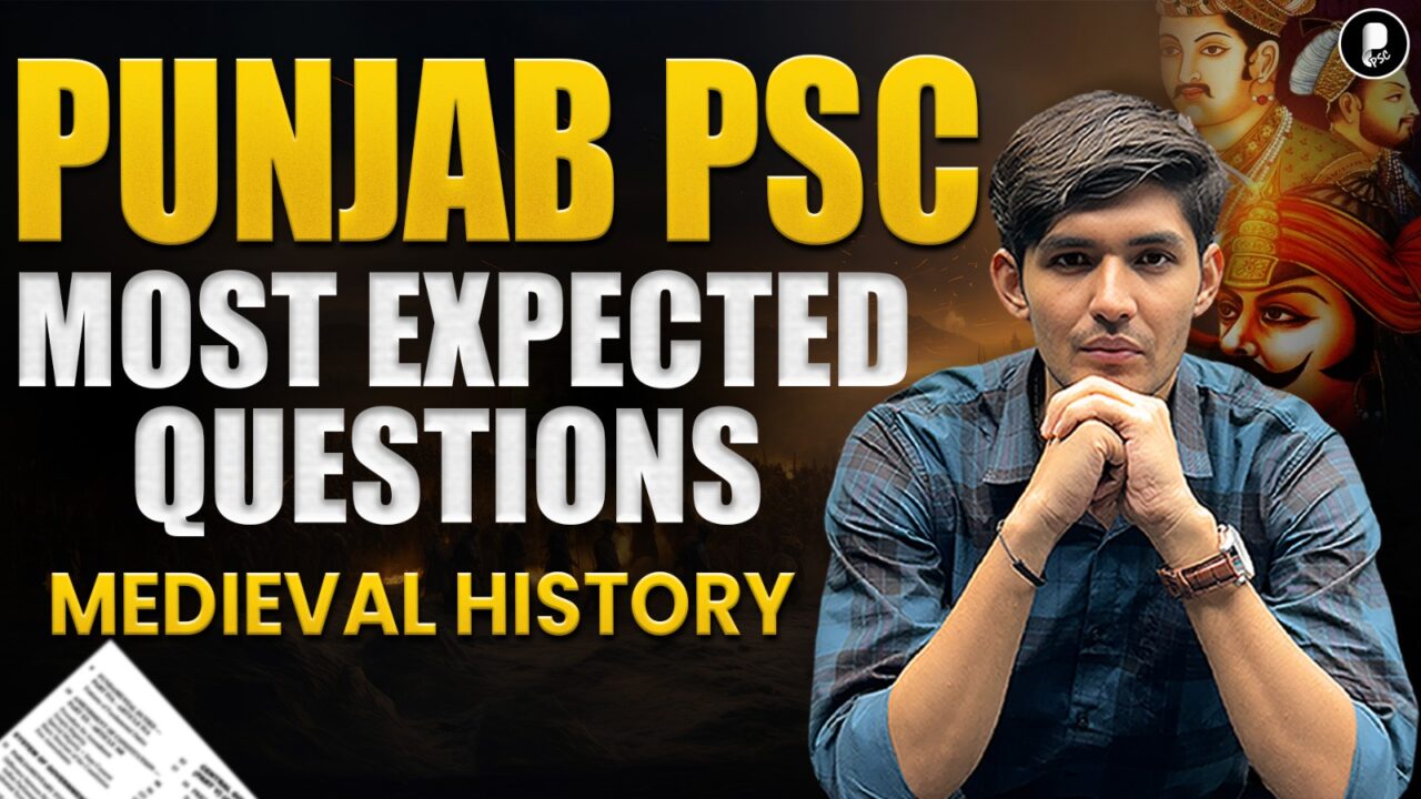 Punjab PCS Prelims 2025: Medieval India MCQs | Most Expected Questions for Punjab PSC