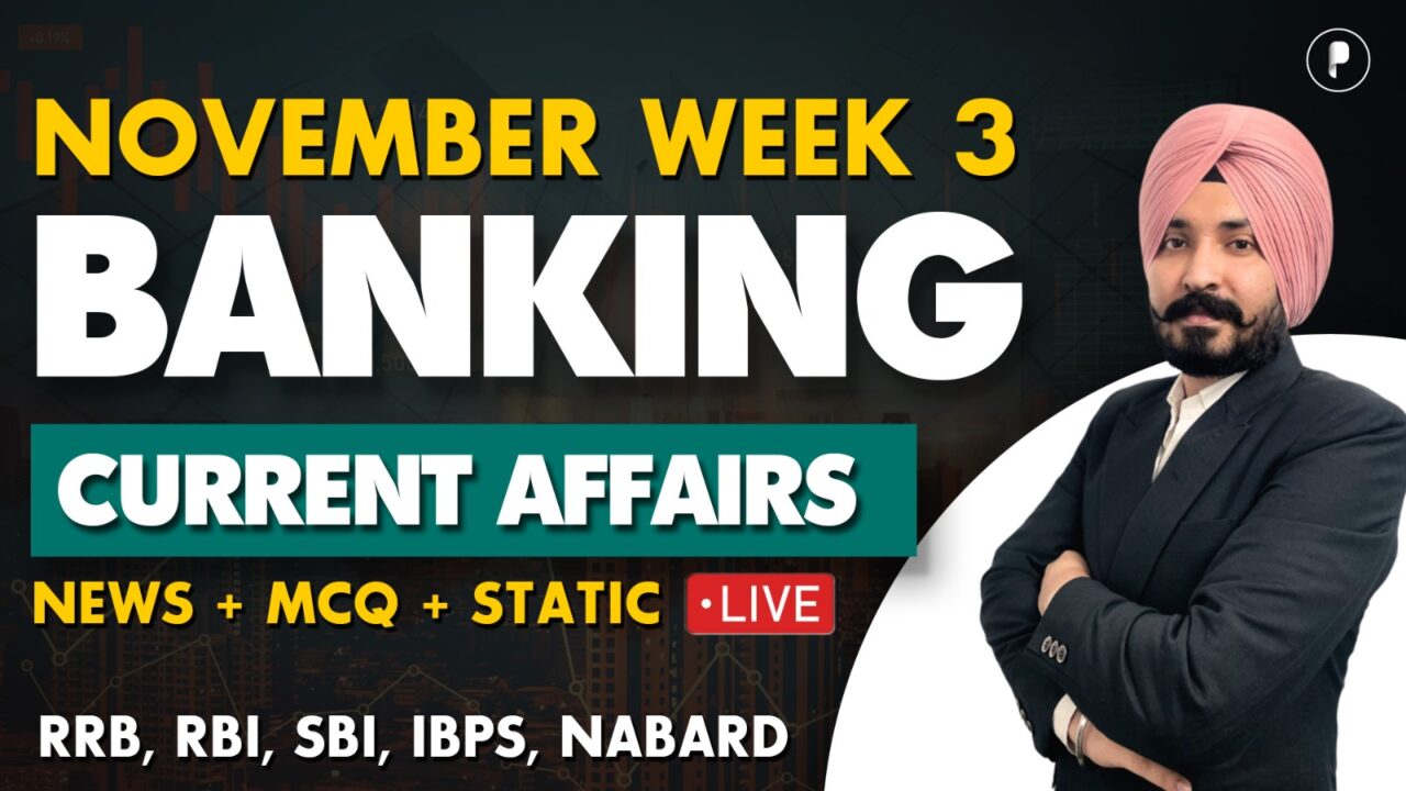 Weekly Banking Current Affairs November'25 - PDF Week 3