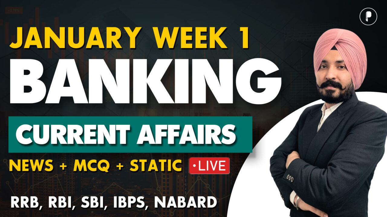 Weekly Banking Current Affairs January'26 - PDF Week 1