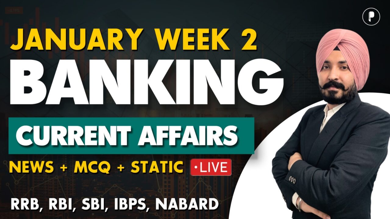 Weekly Banking Current Affairs January'26 - PDF Week 2