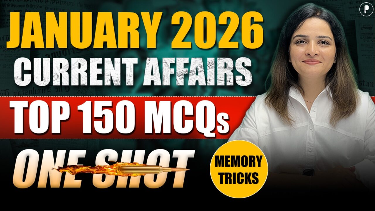 Monthly CA MCQs PDF January'26