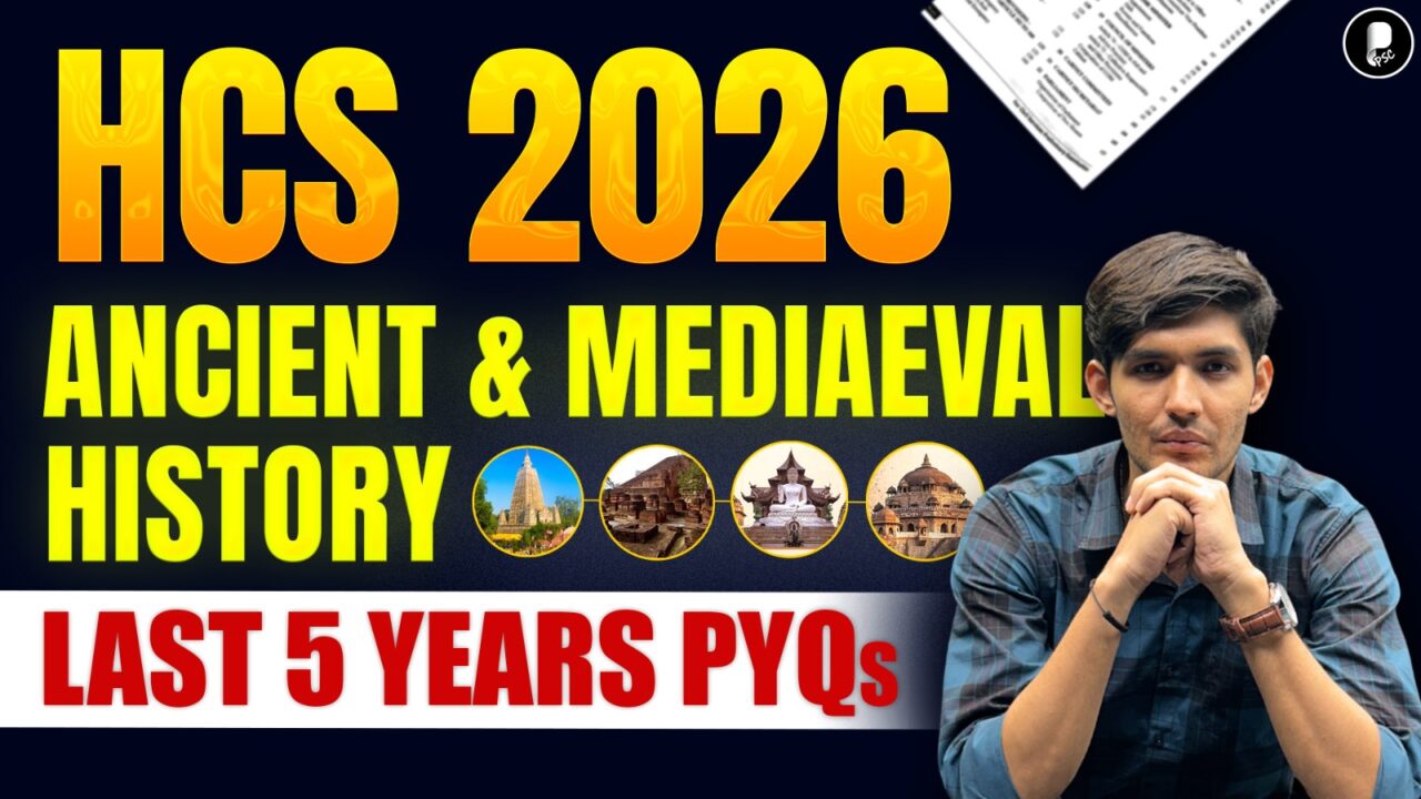 HCS Ancient & Medieval PYQs 2026 | Haryana Civil Services Previous Year Questions